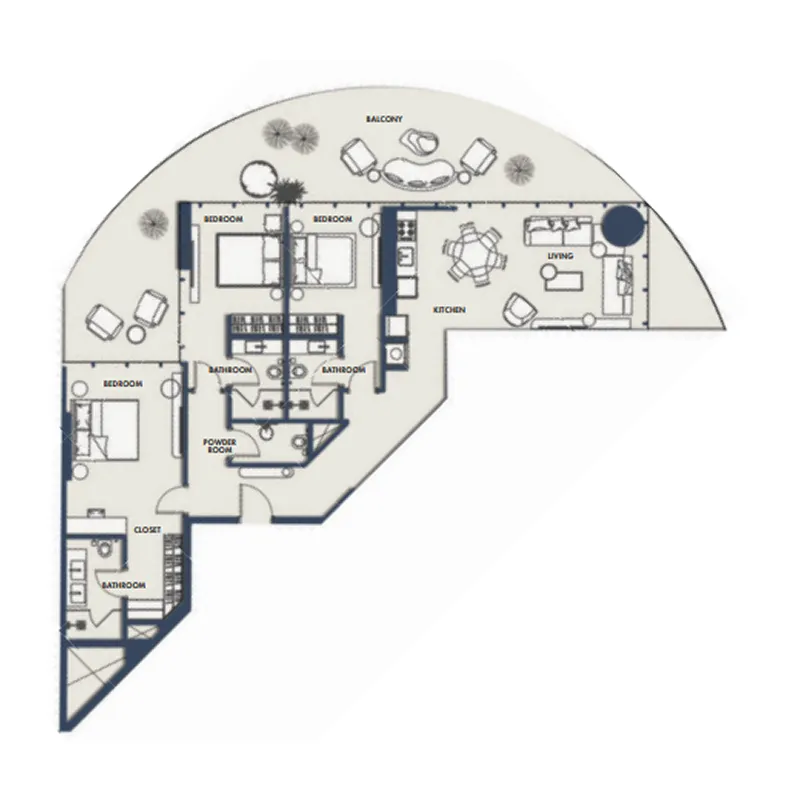 Citi Developers Amra Residences floor plan