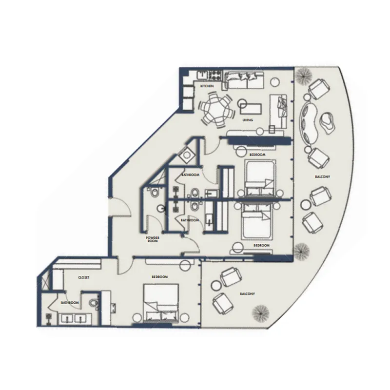 Citi Developers Amra Residences floor plan