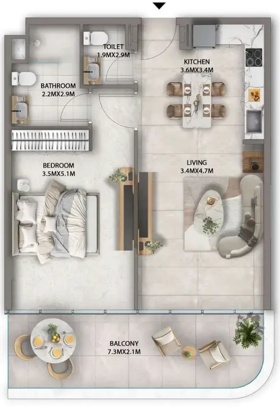 Karma Developers Antalya floor plan
