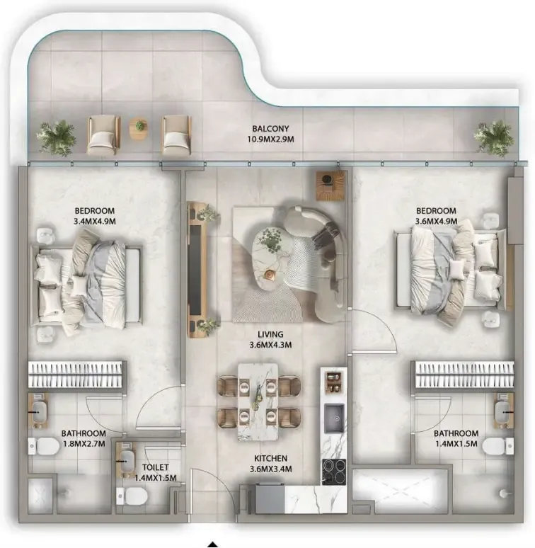 Karma Developers Antalya floor plan