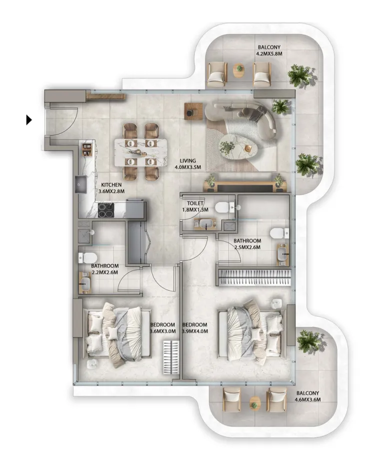 Karma Developers Antalya floor plan