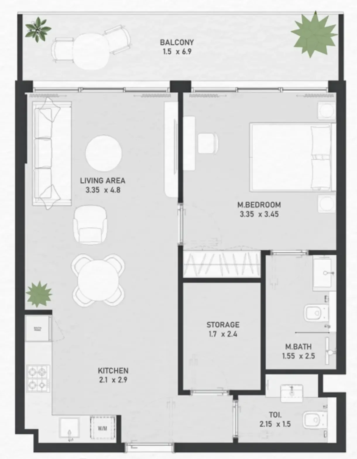 AYAT Development Ayami Residence floor plan