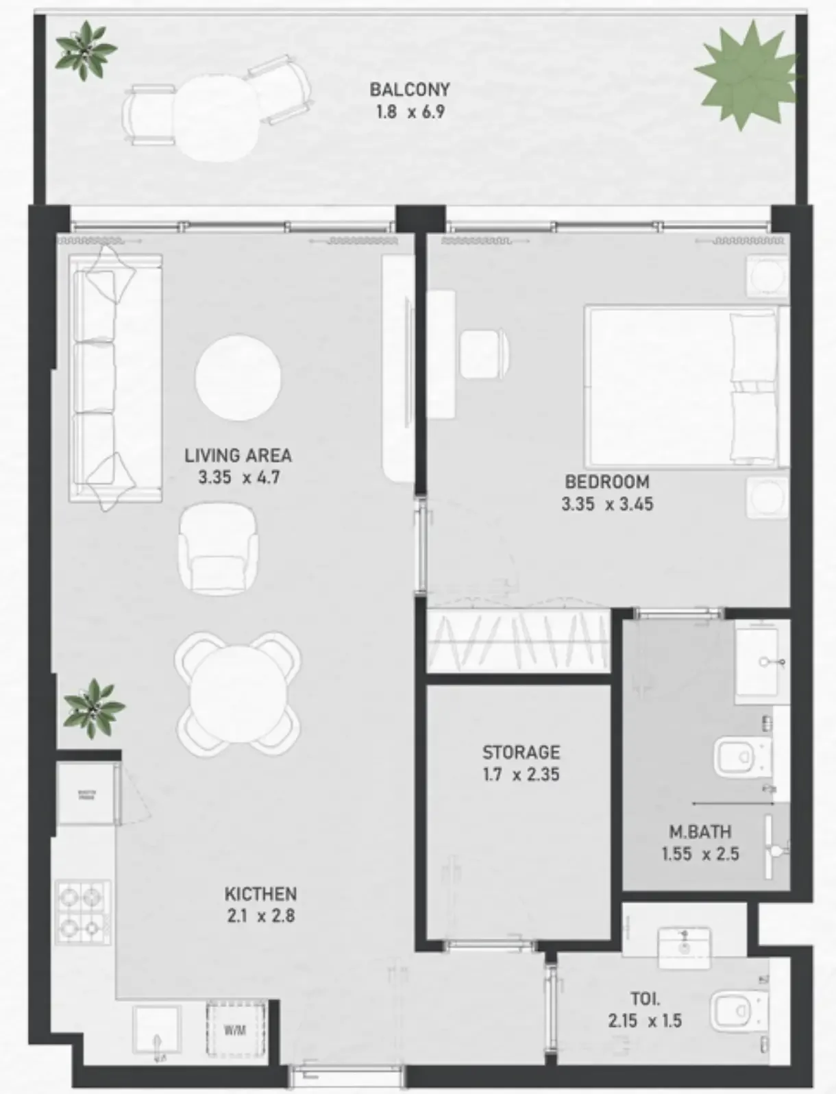 AYAT Development Ayami Residence floor plan