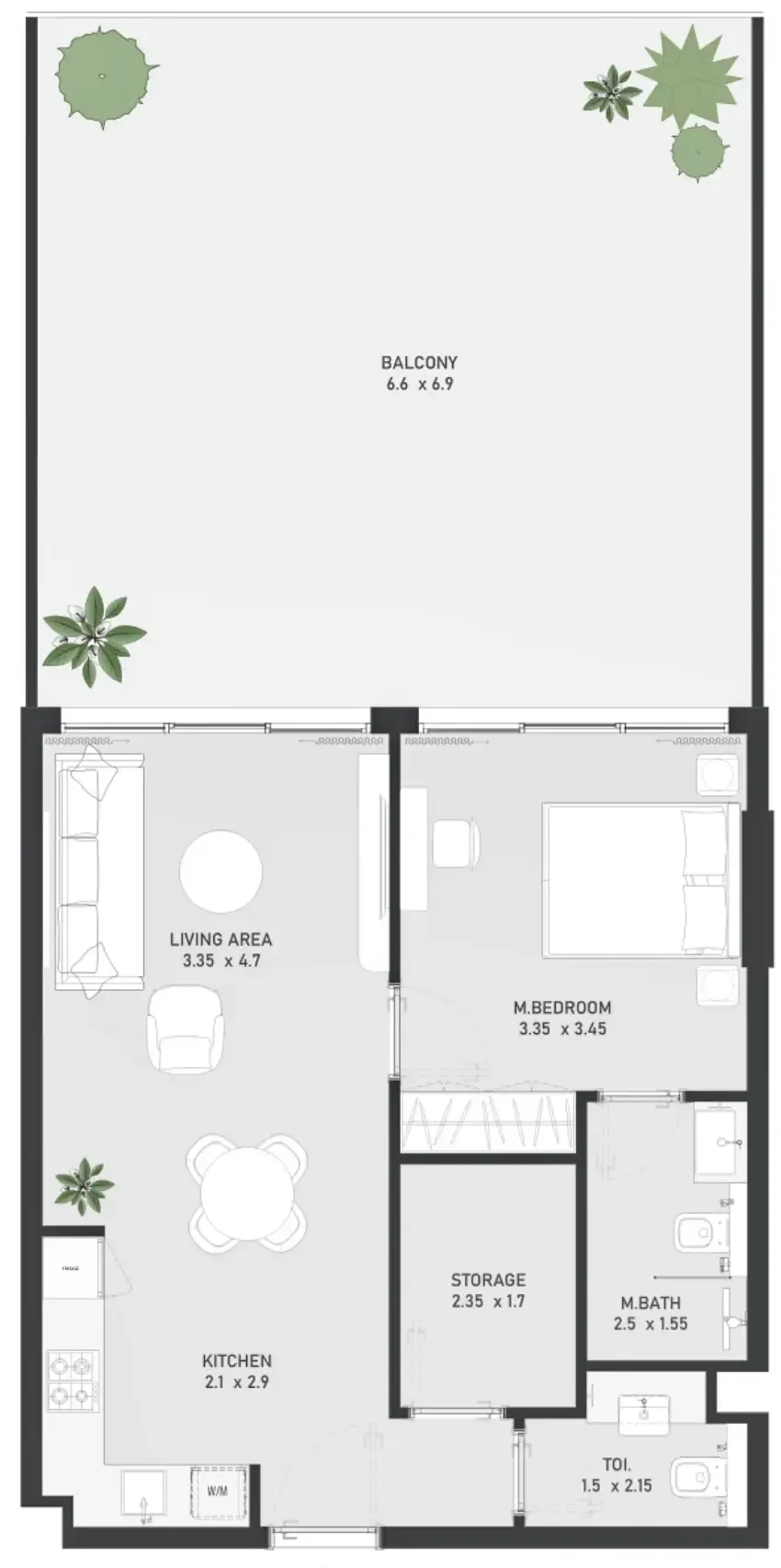 AYAT Development Ayami Residence floor plan