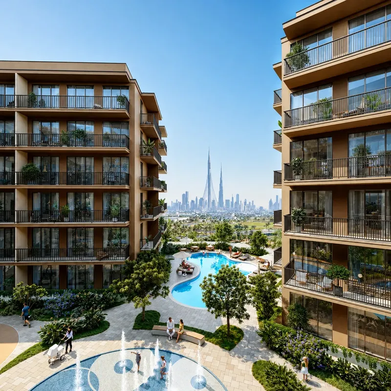 Exterior at Ayami Residence in Dubai International City Dubai