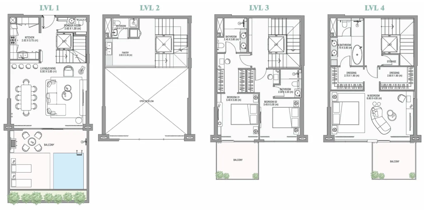 AYAT Development Ayamore Residence floor plan