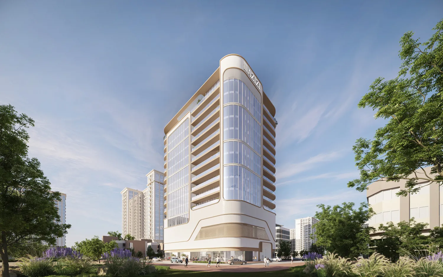 Azizi Emerald offices and retail in Dubai Creek, Dubai