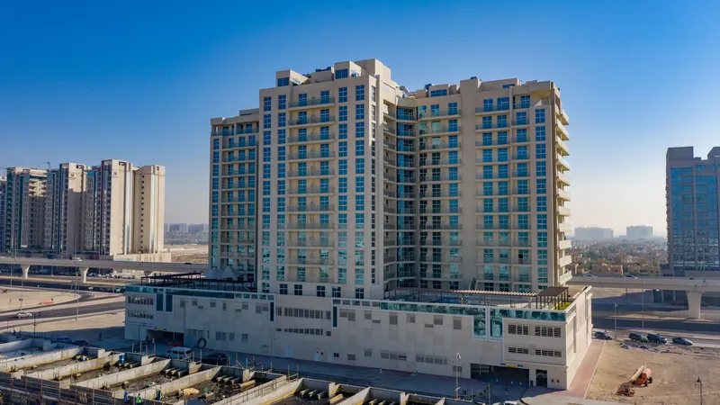 Exterior at Azizi Plaza in Jebel Ali Village Dubai