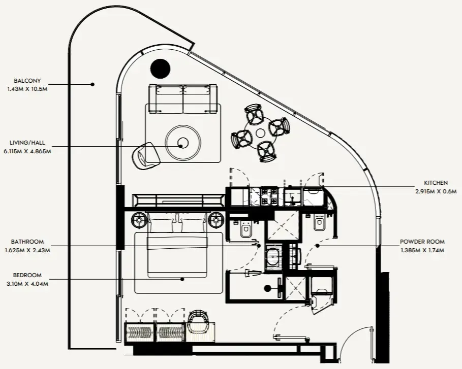Azizi Azizi Rose floor plan