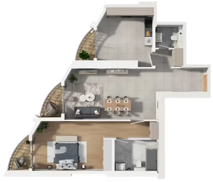 GJ Properties Barajeel Towers floor plan