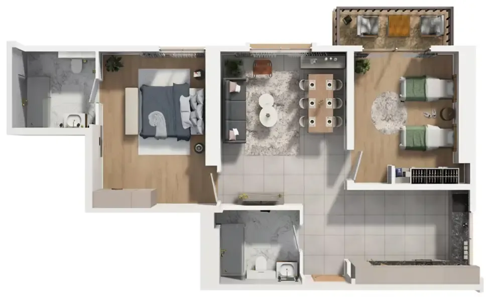 GJ Properties Barajeel Towers floor plan