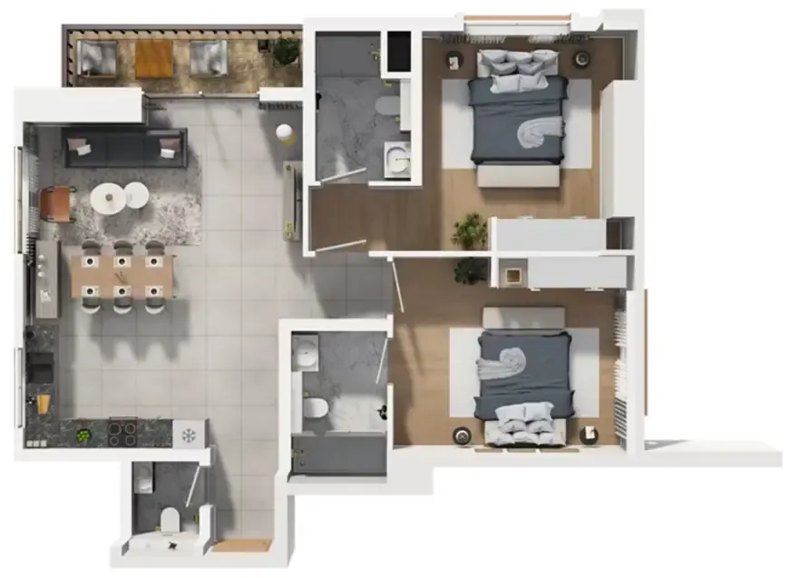 GJ Properties Barajeel Towers floor plan