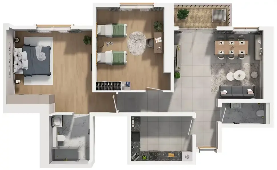 GJ Properties Barajeel Towers floor plan