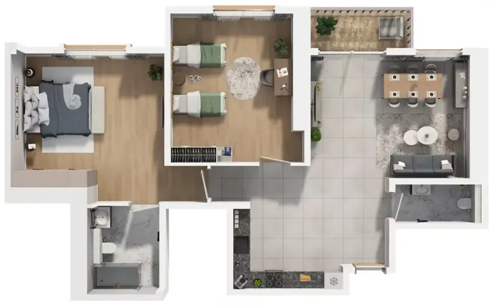 GJ Properties Barajeel Towers floor plan