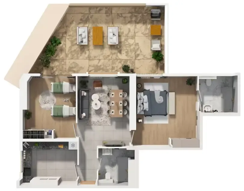 GJ Properties Barajeel Towers floor plan