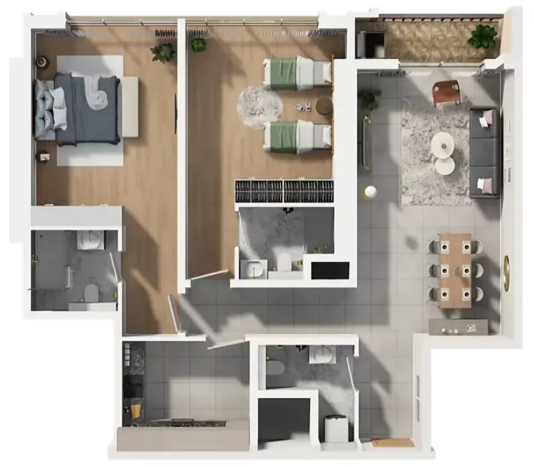 GJ Properties Barajeel Towers floor plan