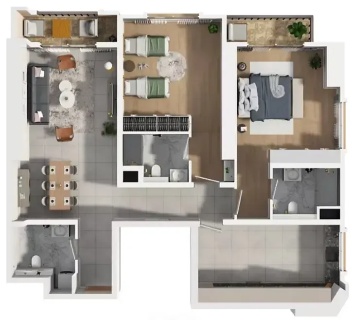 GJ Properties Barajeel Towers floor plan