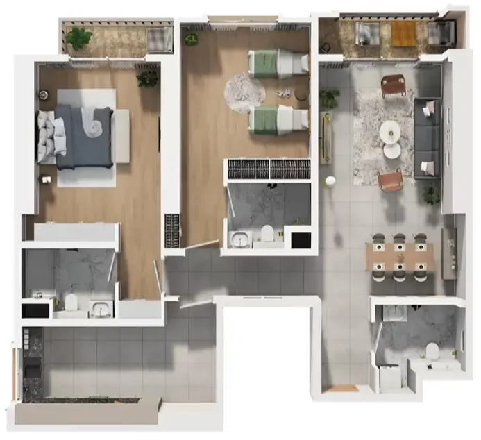 GJ Properties Barajeel Towers floor plan