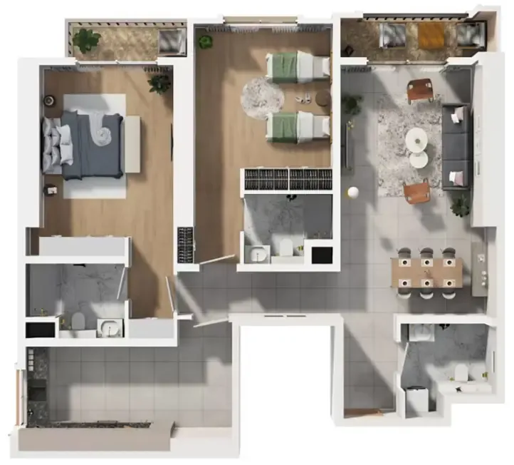 GJ Properties Barajeel Towers floor plan