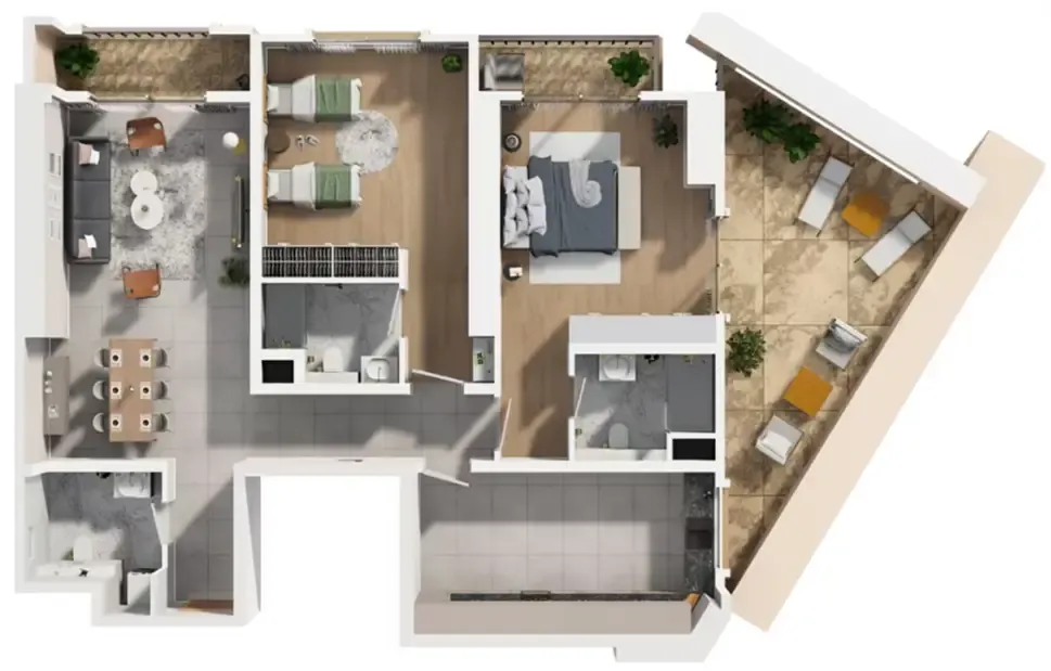 GJ Properties Barajeel Towers floor plan