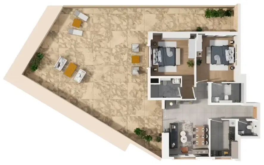 GJ Properties Barajeel Towers floor plan