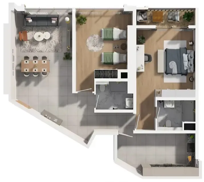 GJ Properties Barajeel Towers floor plan
