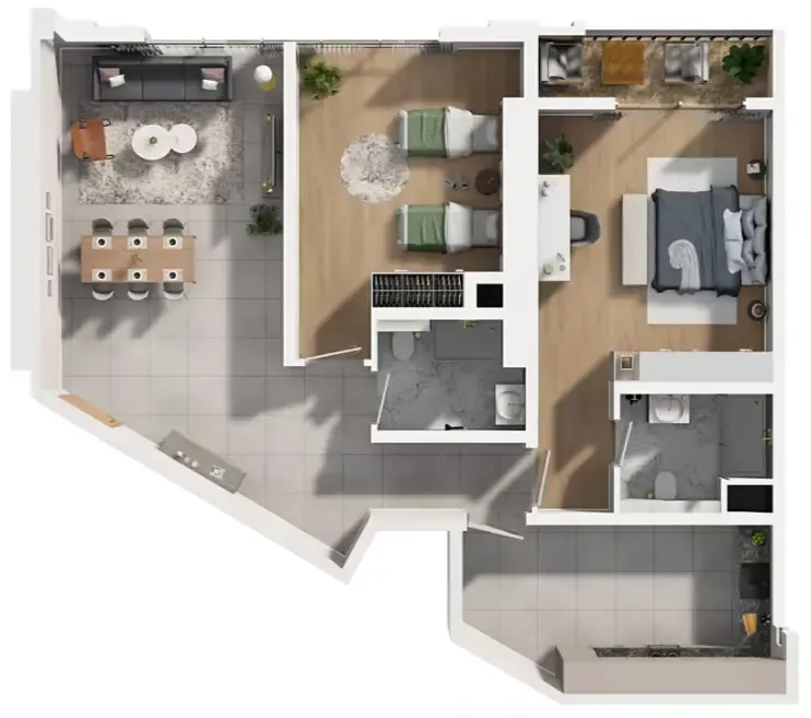 GJ Properties Barajeel Towers floor plan
