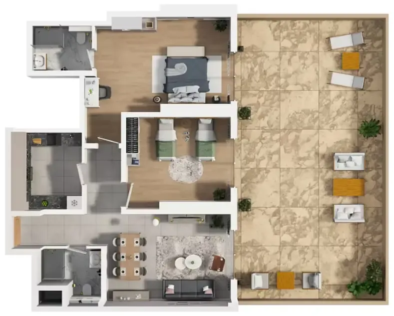GJ Properties Barajeel Towers floor plan