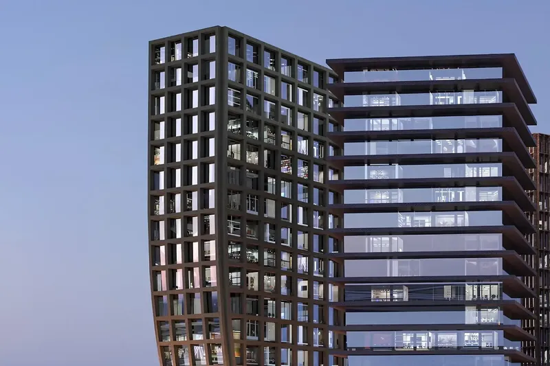 Exterior at Bearau Lamar Commercial Tower in Business Bay Dubai
