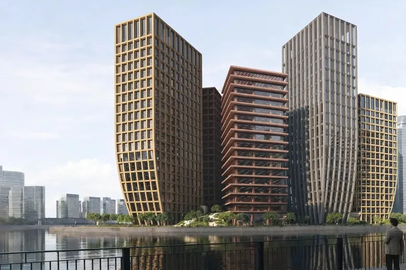 Exterior at Bearau Lamar Commercial Tower in Business Bay Dubai