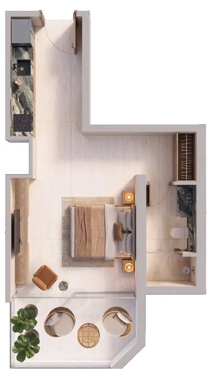 Binghatti Binghatti Spectre floor plan