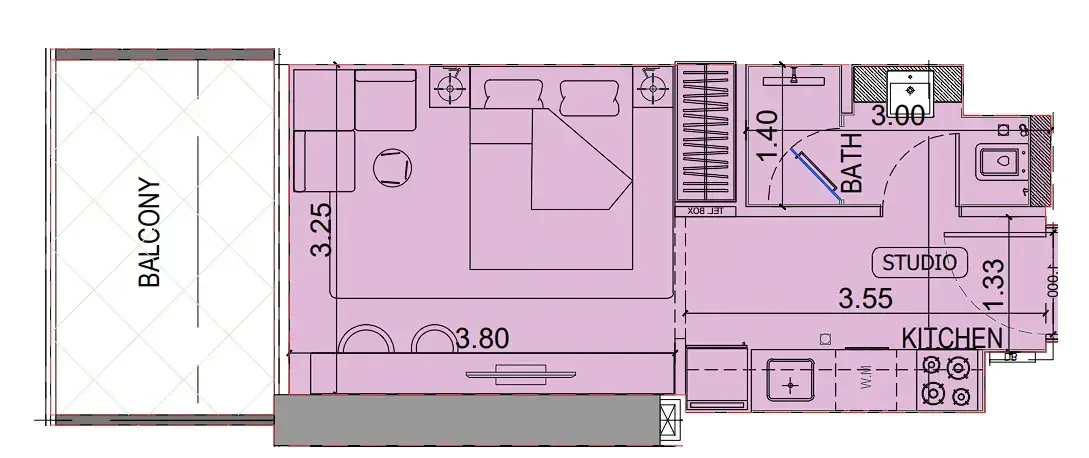 Binghatti Binghatti Vintage floor plan
