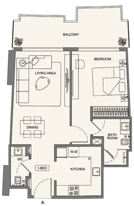 Binghatti Binghatti Wraith floor plan