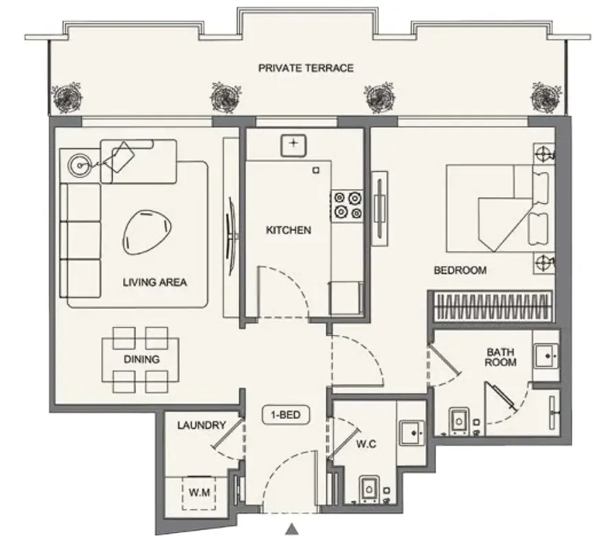 Binghatti Binghatti Wraith floor plan