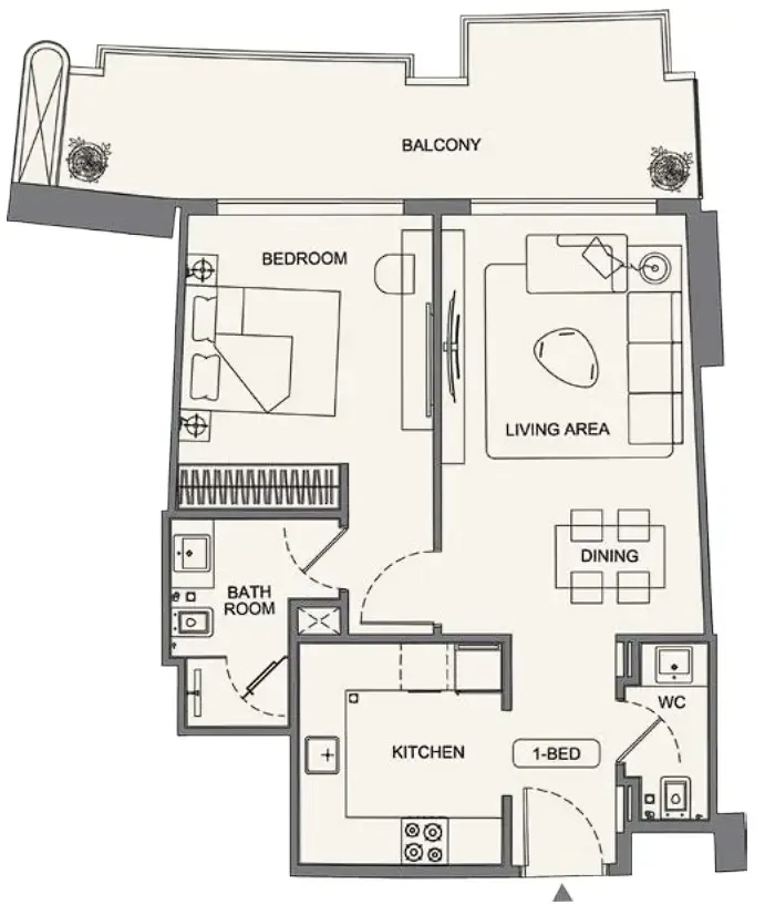Binghatti Binghatti Wraith floor plan