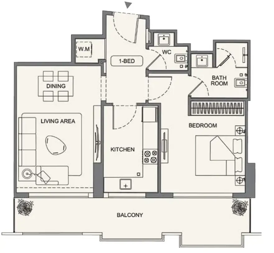 Binghatti Binghatti Wraith floor plan