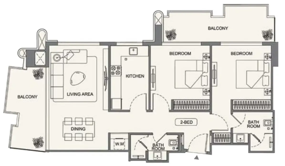 Binghatti Binghatti Wraith floor plan