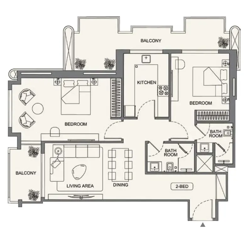 Binghatti Binghatti Wraith floor plan