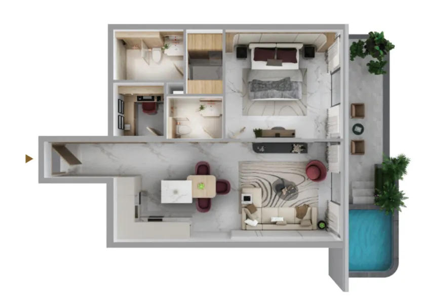 Tranquil Infra Developers Blossom 76 floor plan