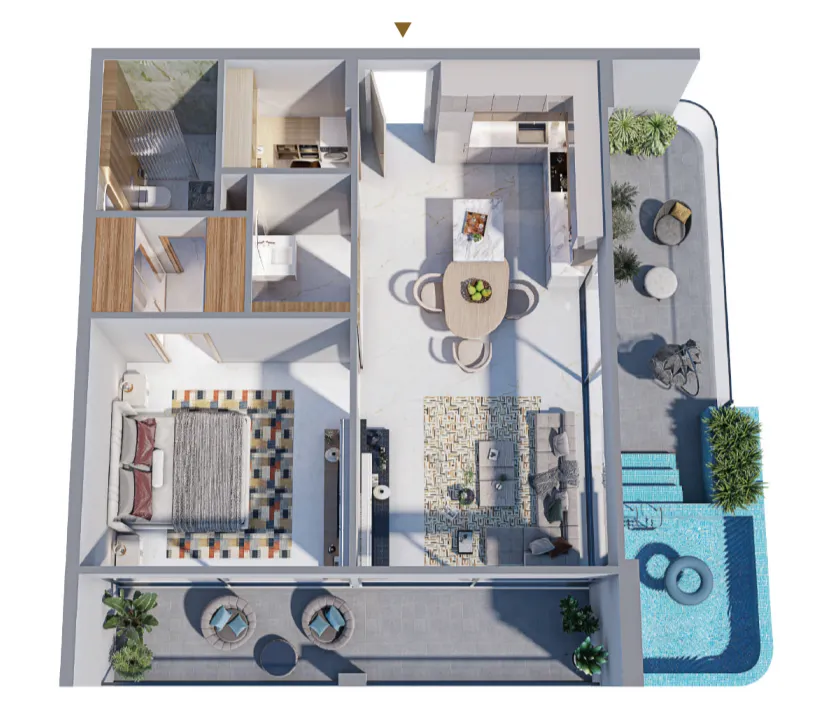 Tranquil Infra Developers Blossom 76 floor plan