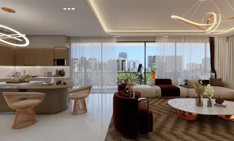 Interior at Blossom 76 in JVC (Jumeirah Village Circle) Dubai