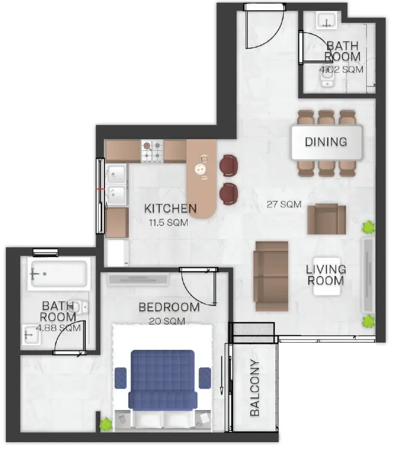 GJ Properties Bluebell Residence floor plan