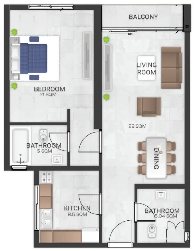GJ Properties Bluebell Residence floor plan