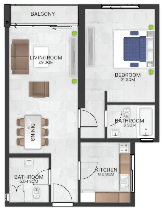 GJ Properties Bluebell Residence floor plan