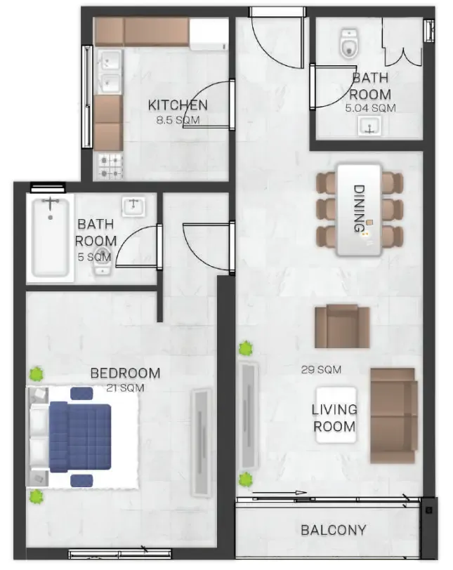 GJ Properties Bluebell Residence floor plan