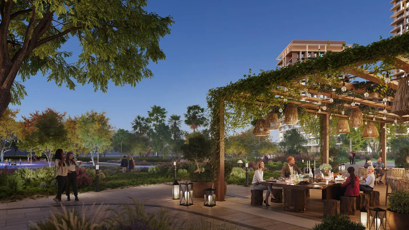 BBQ Area amenity image at Boulevard Park at Wasl Gate