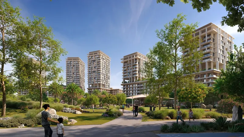 Exterior at Boulevard Park at Wasl Gate in Dubai