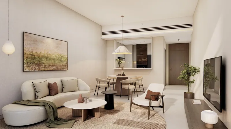 Interior at Boulevard Park at Wasl Gate in Dubai