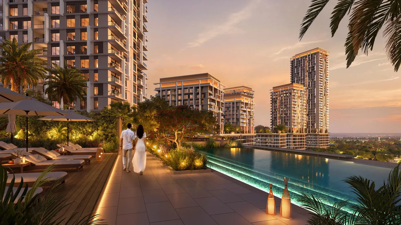 Swimming Pool amenity image at Boulevard Park at Wasl Gate