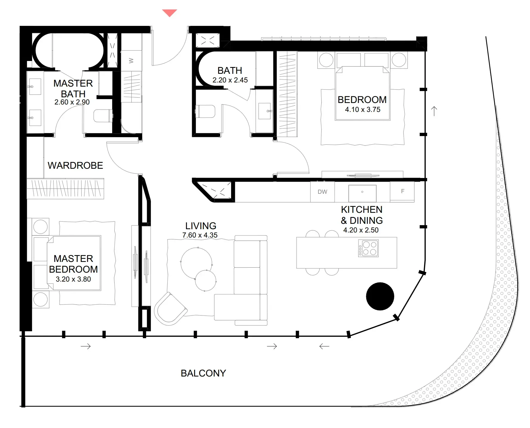 Cosmo Developments Brabus Island floor plan